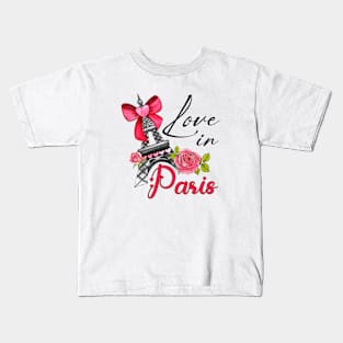 Love in Paris Kids T-Shirt